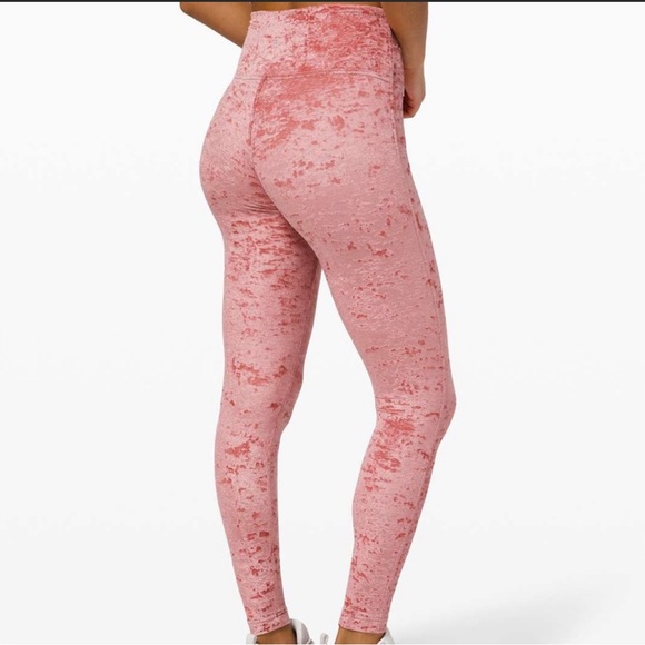 LULULEMON Wunder Lounge Tight 28” Velvet Soft Cranberry SPECIAL EDITION NEW - Picture 16 of 16